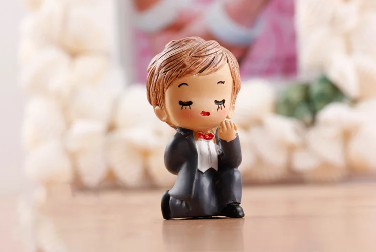 Предложение розовая фигурка для свадьбы свадебные украшения мини сказочный