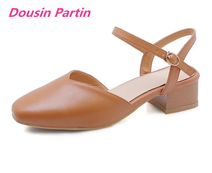 Dousin Partin 2019 женская обувь с круглым носком из искусственной кожи повседневные