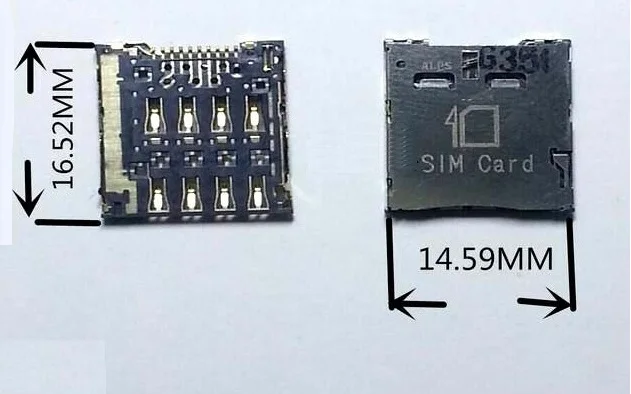 Разъем для Sim карты Samsung Galaxy S4 zoom C101 и I8730 адаптер чтения карт ASUS Fonepad 7 K004 FE7010CG слот