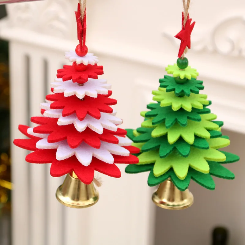 Christmas Decorations for Home Jingle Bells Tree Bell Ornaments Bauble Supplies Kids Gift New Years E | Дом и сад