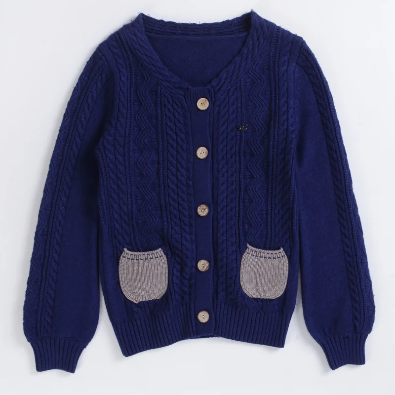 2017 new wool cardigan women thick jacket knit female winter with pocket |