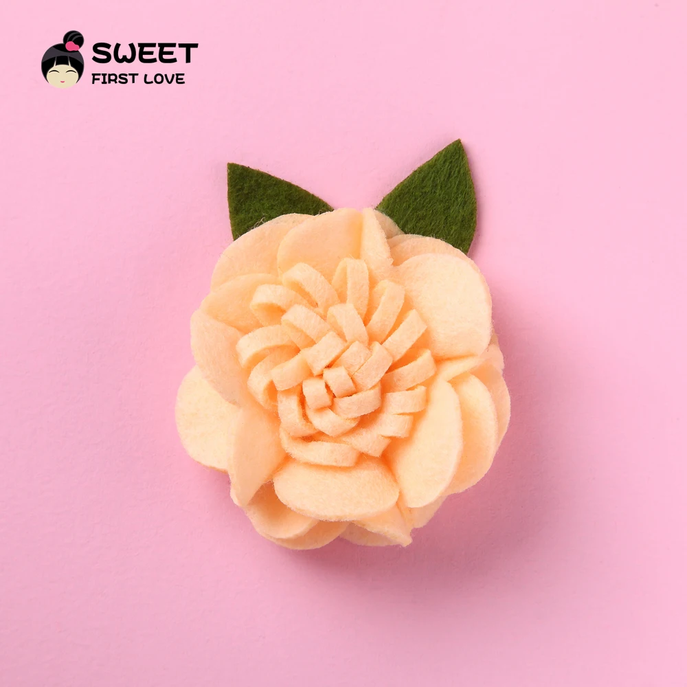 Ручные детские цветочные аксессуары для волос на резинке, индивидуальные головные уборы с цветочными повязками, яркие цветочные ободки для девочек.