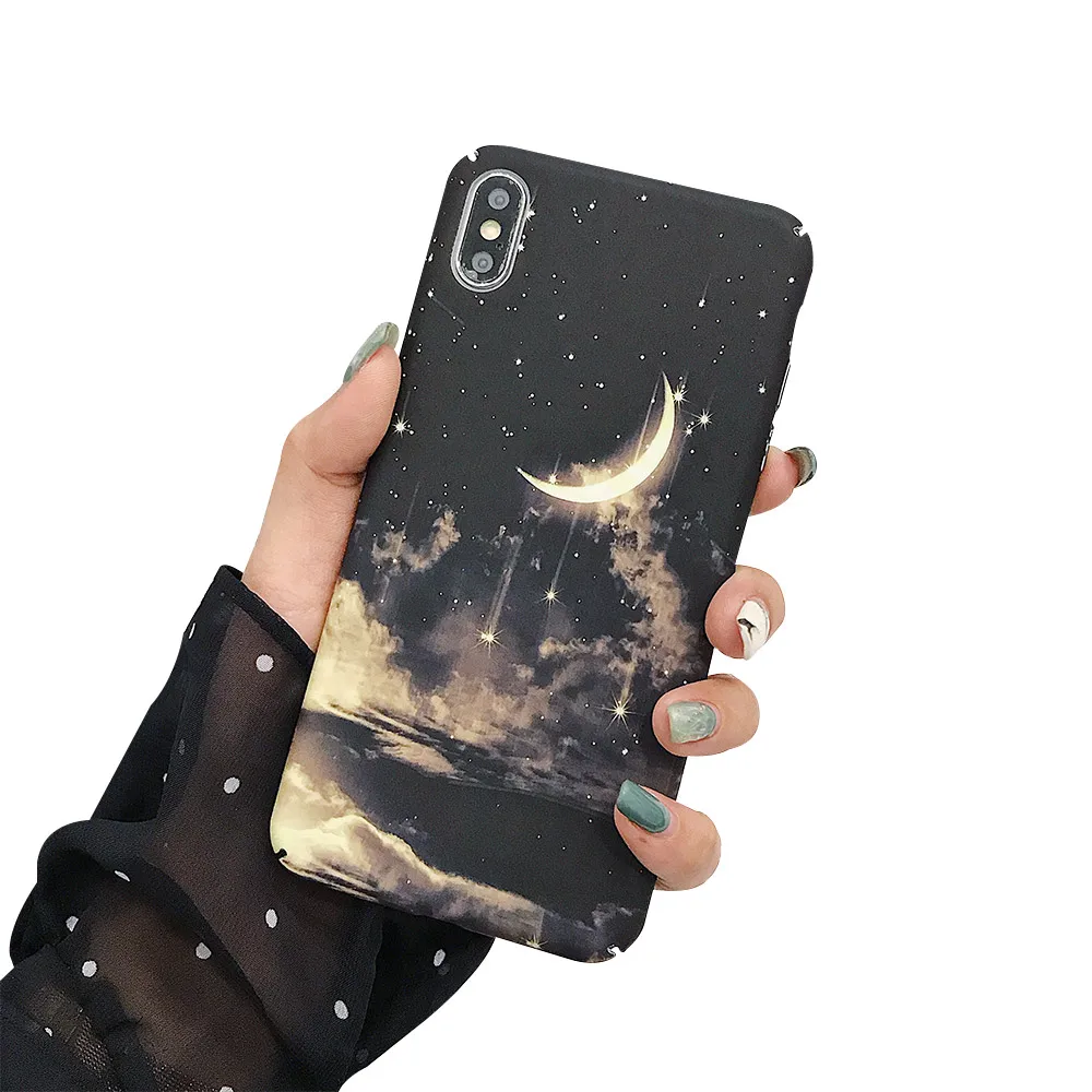 Роскошный светящийся чехол KISSCASE для iPhone 7 8 X XS XR Модный из поликарбоната MAX задняя