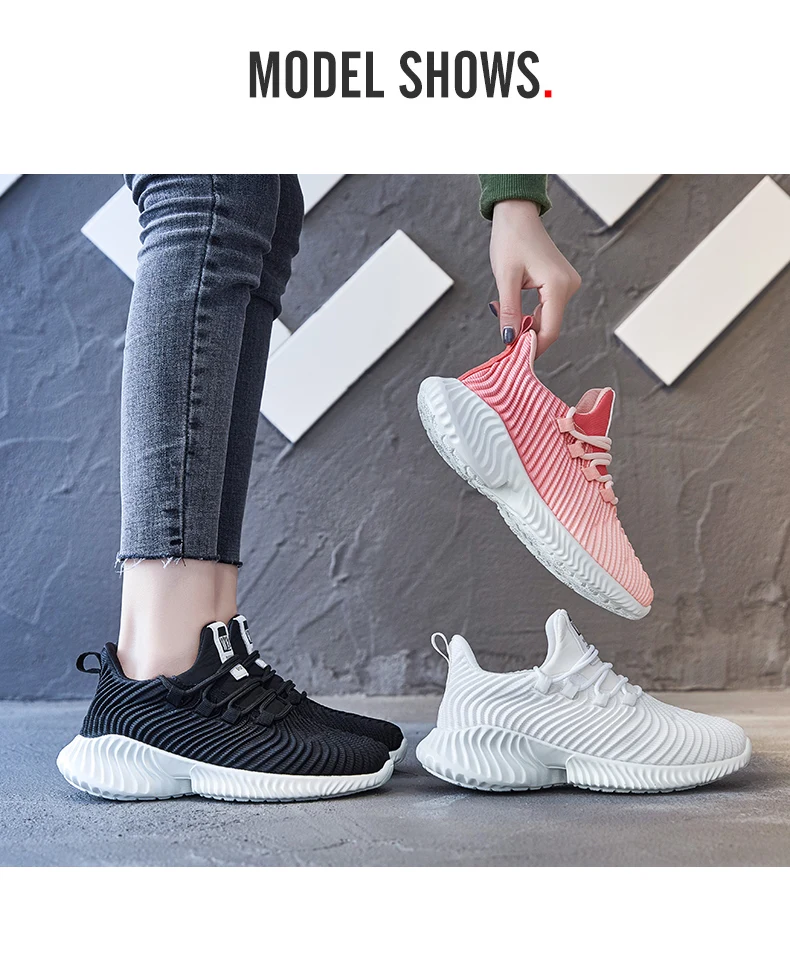 Дизайнерские кроссовки на толстой подошве; женская обувь на платформе 4 см; tenis feminino; дышащая обувь; цвет черный, белый, розовый