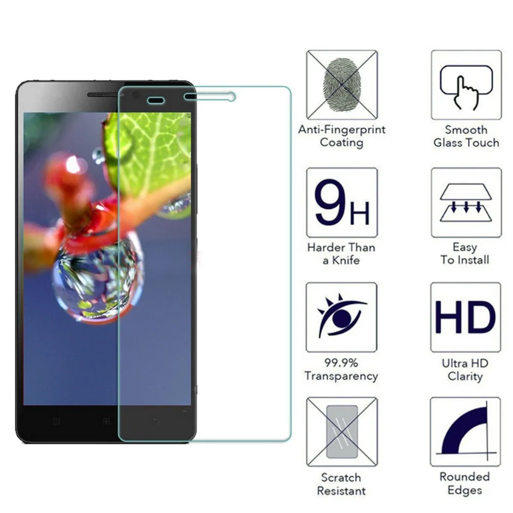 Lenovo K3 Note Закаленное Стекло A7000 K50 T5 Премиум Экран Протектор Фильм 0.3 мм Против