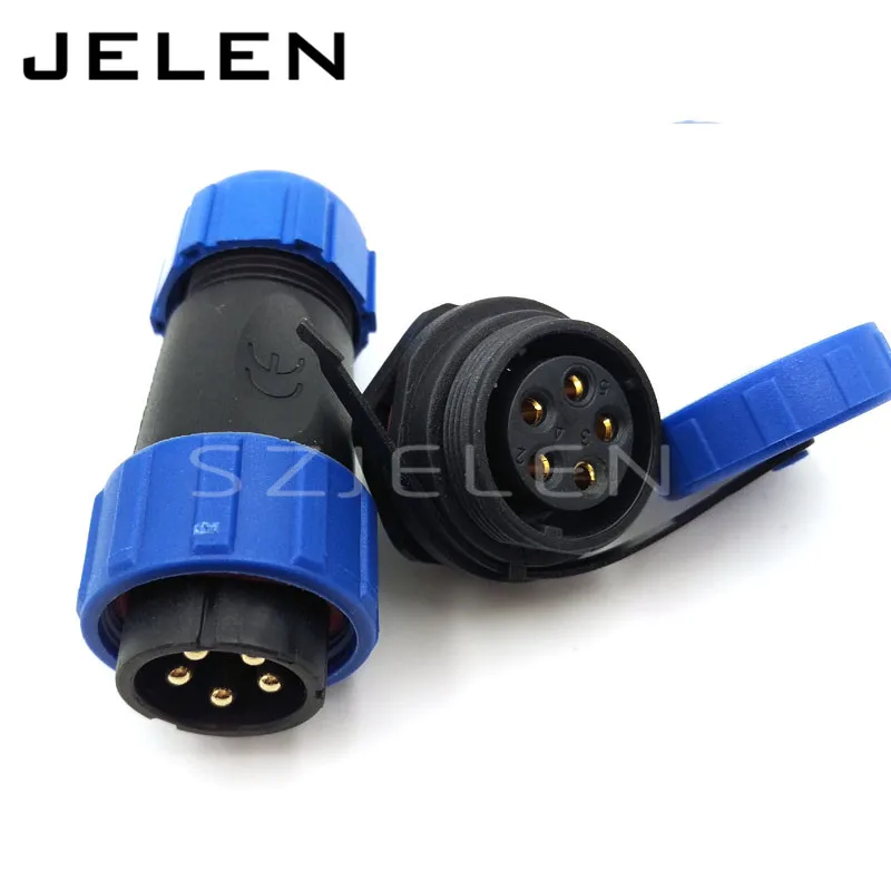 SP21 водонепроницаемый разъем 5 контактный штекер и гнездо кабель Электрический