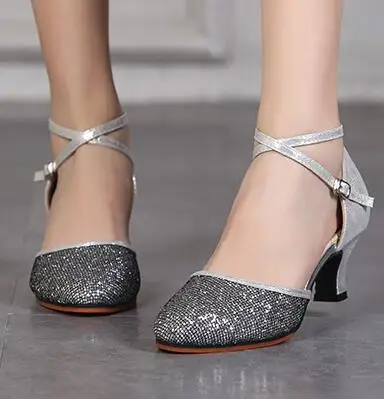 Профессиональная обувь для латинских танцев Женская фитнеса с мягкой подошвой