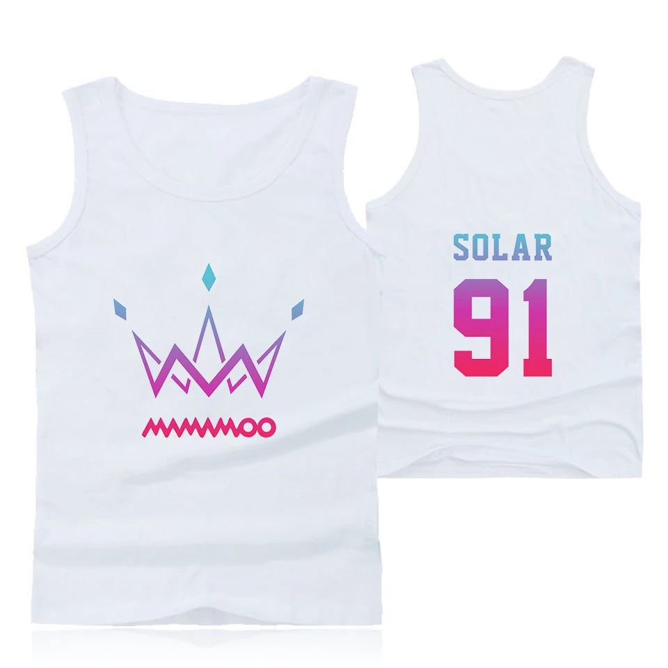 MAMAMOO популярная майка с принтом в стиле хип-хоп Повседневная летняя хипстерская