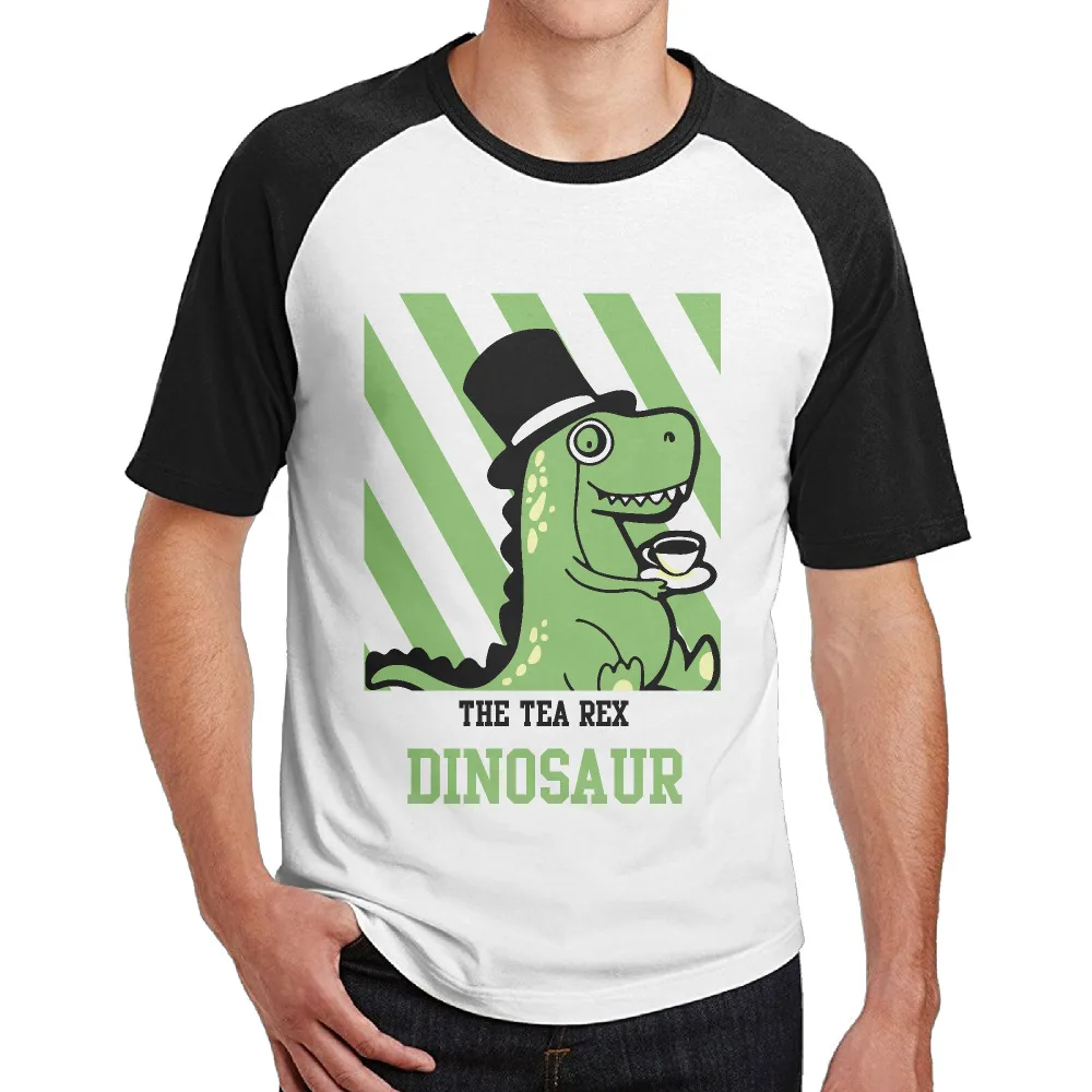 Человек Чай Rex Dinosaur Lover круглый Средства ухода за кожей шеи реглан Шор Футболки