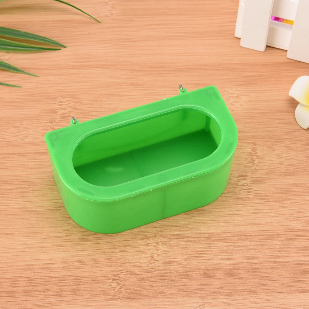 Пластиковая миска для птиц размером S/M/L воды чашки попугаев купальников голубей