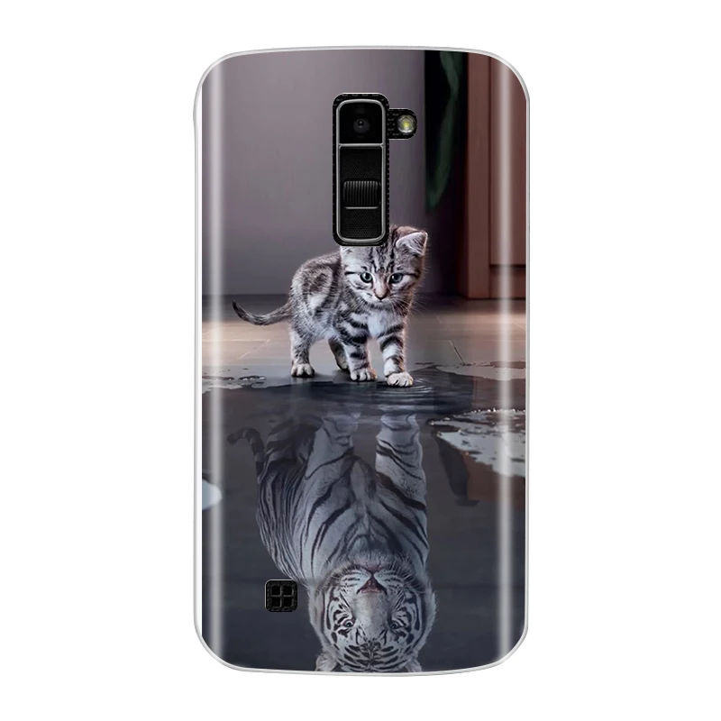 Чехол для LG K10 мягкий чехол из ТПУ LTE K420N K430 K430ds силиконовая задняя крышка 2016 чехлы |