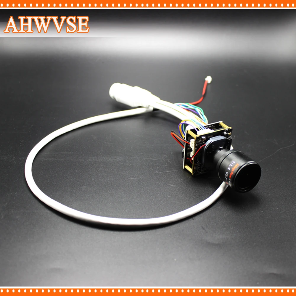 AHWVSE POE IP модуль камеры плата PCB с 2 8 12 мм объективом 1080P IRCUT LAN кабель ONVIF мобильный