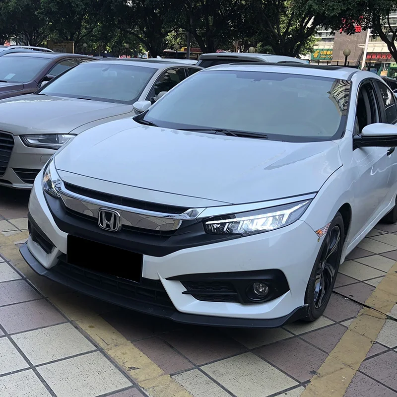 Автомобильный Стайлинг для новых Honda Civic- фары для civic DRL линзы новые Civic светодиодный фары с динамическим поворотом