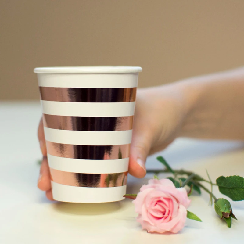 Розовое золото украшения для дня рождения взрослых с днем 40 дюймов бумажный