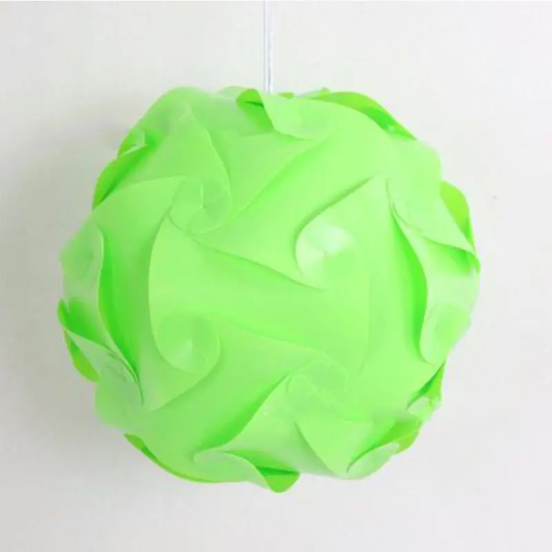 Красочные подвесной светильник крышка DIY кулон лампа в форме шара головоломки