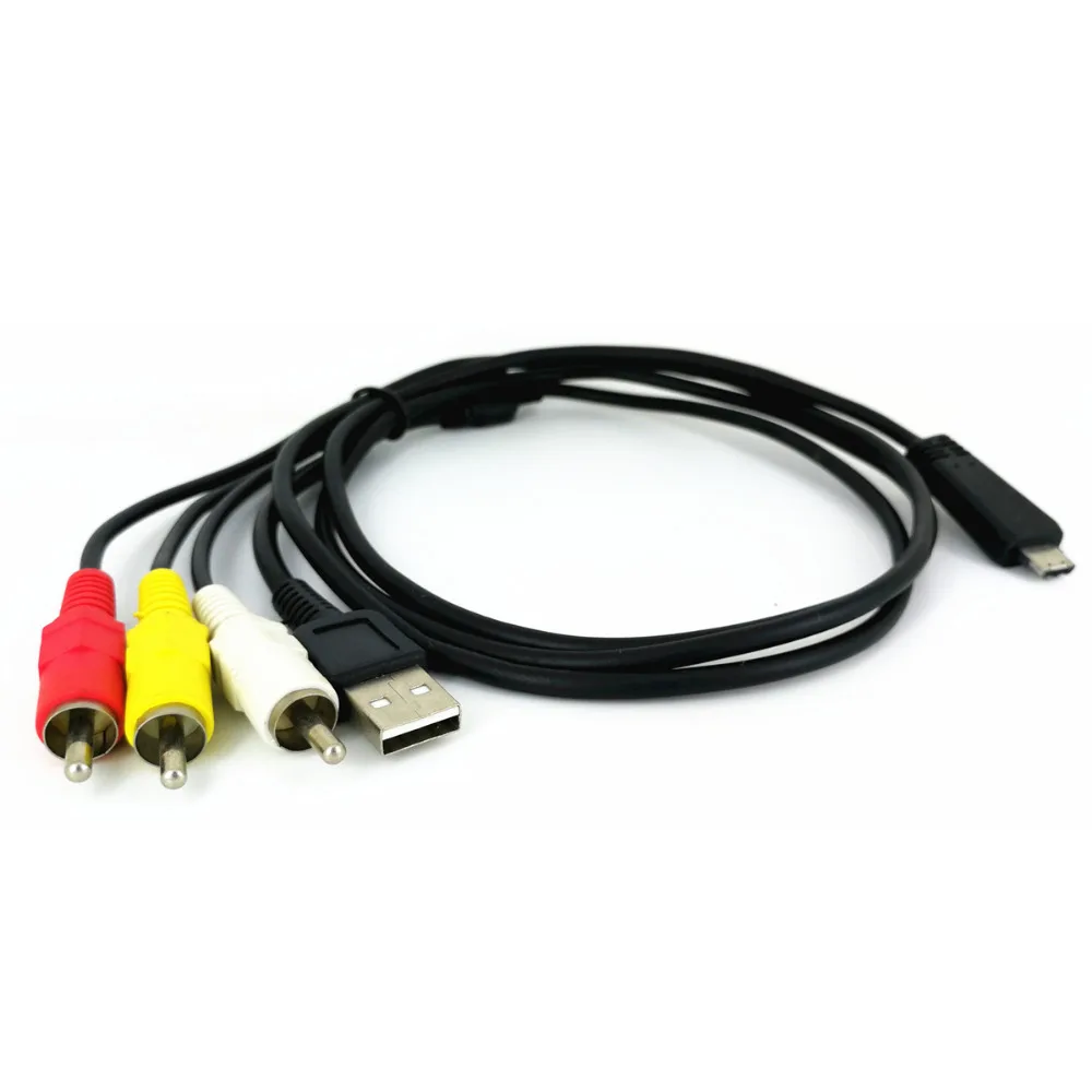 VMCMD3 VMC MD3 USB AV патч корд кабель для Sony Cybershot Камера DSC W350 W360 W370 W380 W390|av cord|usb av cableav cable for