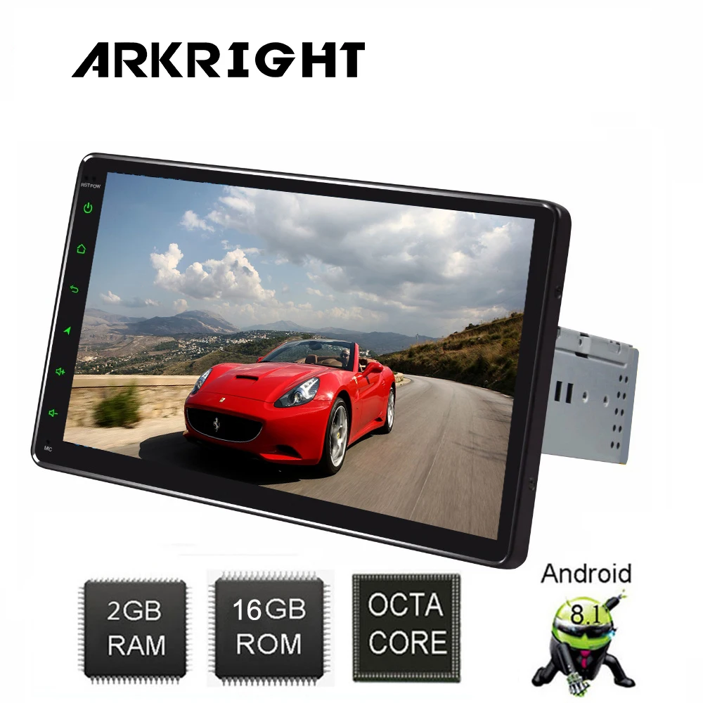 ARKRIGHT 9 &quot1 Din 2 + 16 GB приемник автомобиля/стерео Android 8 1 автомобилей Радио Octa Core Wi Fi gps