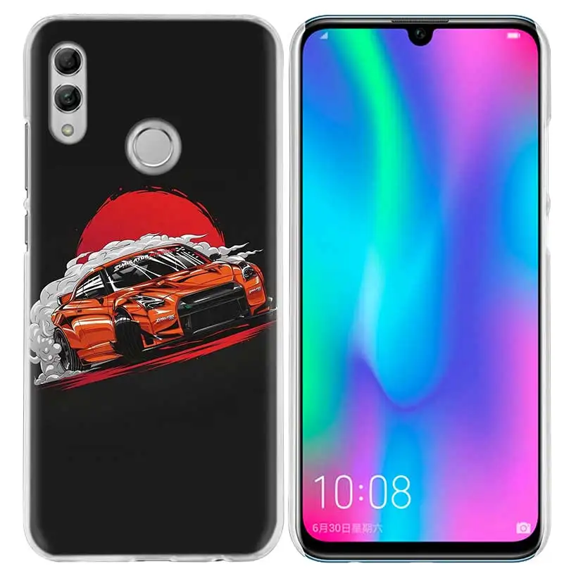 Крутой спортивный автомобиль комиксов чехол для huawei Honor 8X Y9 9 10 Lite Play 7C 8C 8S 8A фотоаппаратов моментальной печати 7S 7A Pro V20 20i Y6 Y7 Y5 жесткий чехол из ПК для телефона