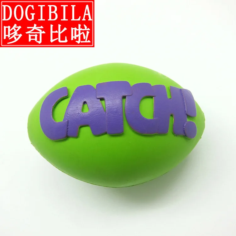 

Pets Toys AVEVA A Molar Tooth Gogo Toys Natural Rubber Rugby Strong Bite