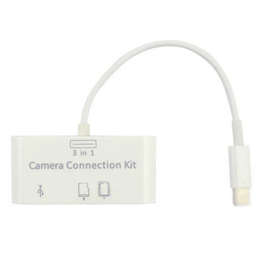 3 в 1 5 480 МБ/с./с USB кардридер для iPad Micro SD камеры DSLR Link Адаптер Air 1/2 mini 1/2/3 iPhone X 8 7 6