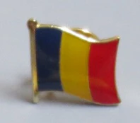 Lapel Pin Нашивки с вышитым национальным флагом и значок с металлическим флагом - Цвет: Lapel Pin