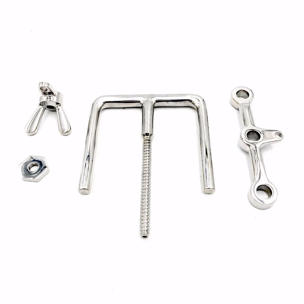 Металлические наручники магнитные стальные для интима бондаж фиксаторы