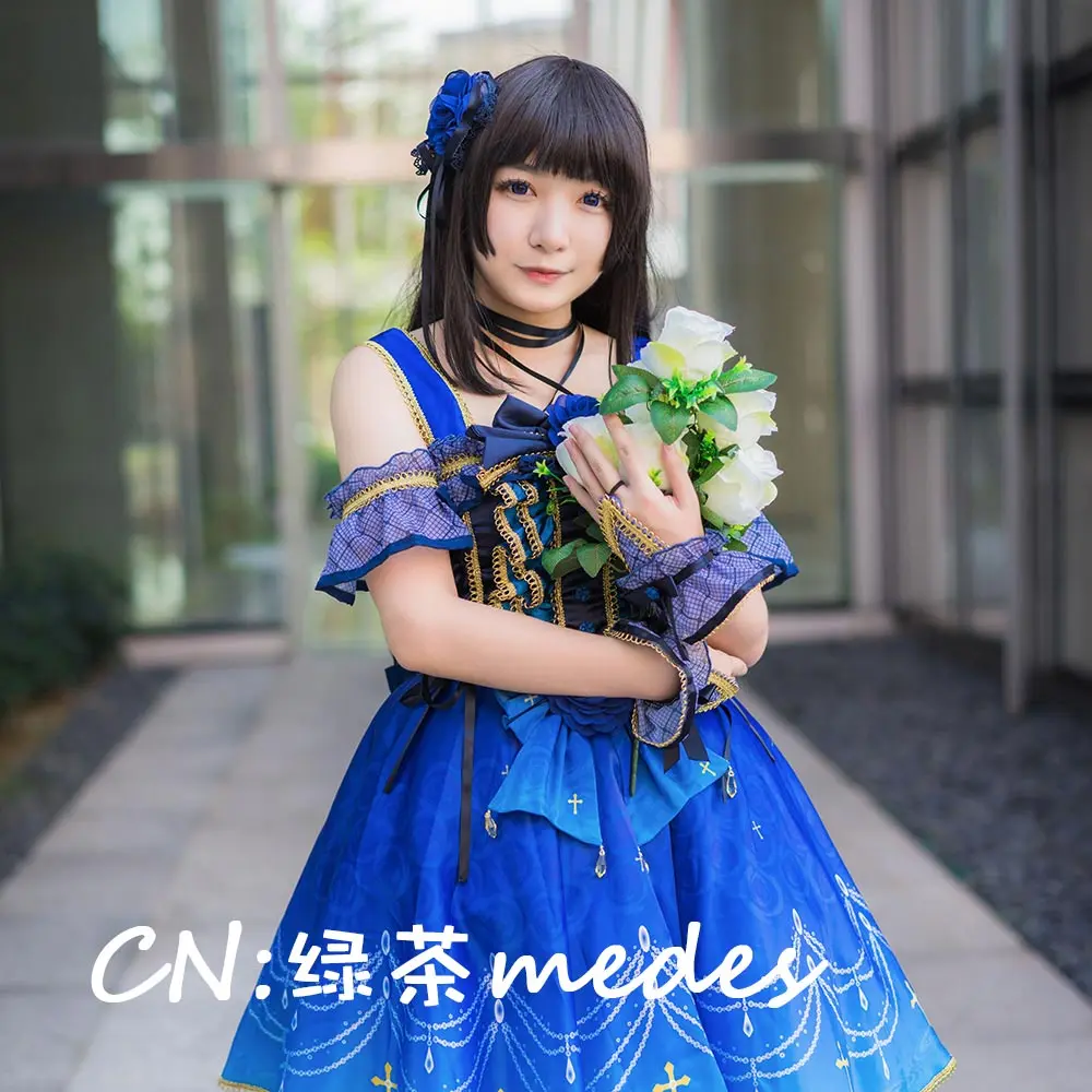 CGCOS Экспресс BanG Dream! Roselia 4th один единство Ринко Shirokane форма аниме игры Косплэй