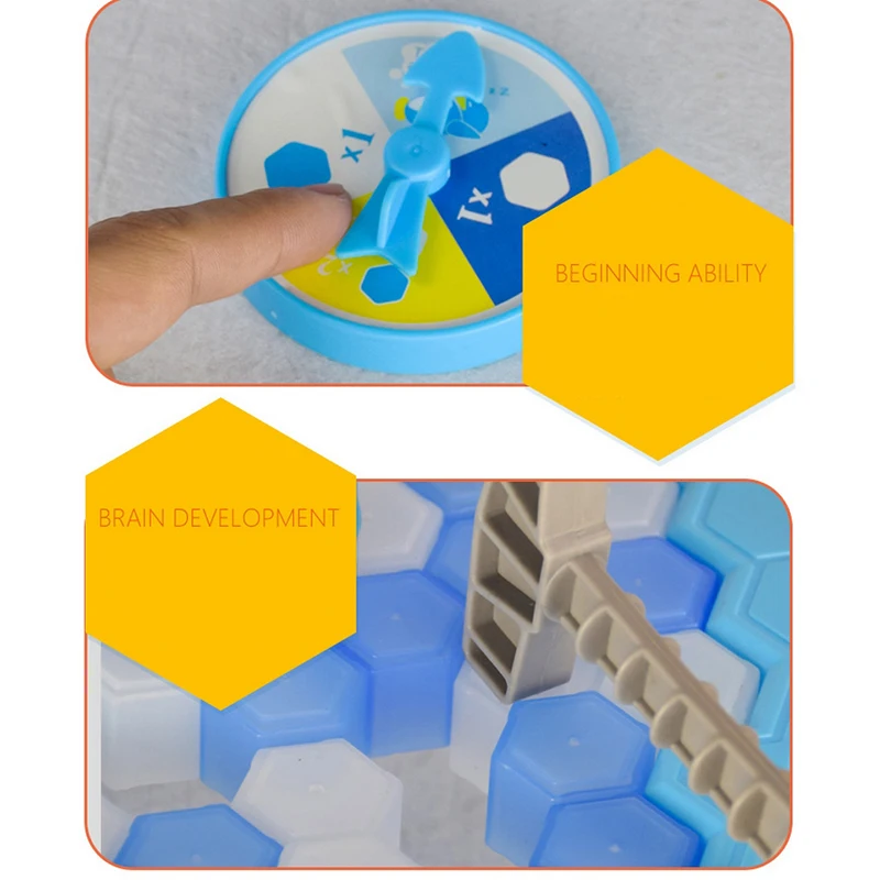 Funny Toy Ice Breaking Save The Penguin Kids Educational Desktop Game Anti Stress Toys for Children Parents Play Novelty Gift | Игрушки и