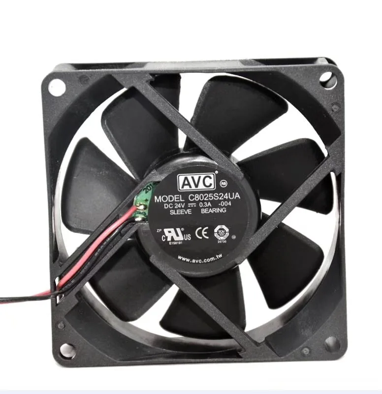 10 шт. Оптовая Продажа Новинка для AVC c8025s24ua 24 В 0.3a инверторный вентилятор 8 см 8025