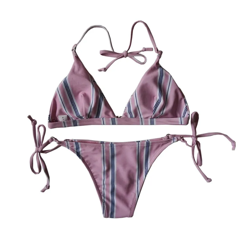 Triangulo costumi Da Bagno Donna Maillot De Bain Femme бикини в полоску Купальники для малышек Для