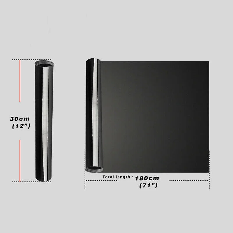 Темная пленка лист автоматическая лампа виниловая 30*180 см/11 8*70 9 дюймов 12 &quotx 71&quot