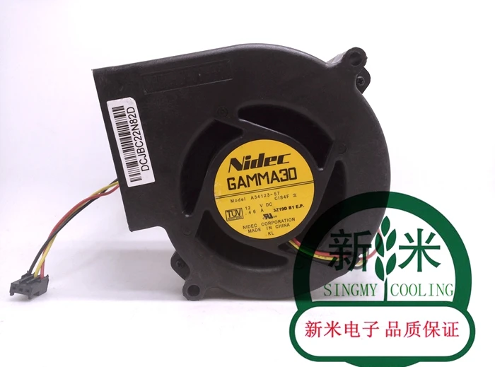 Б/у NIDEC A34123-57 12V 0,46 3 линии 9733 9 см для Cisco переключатель Вентилятор охлаждения