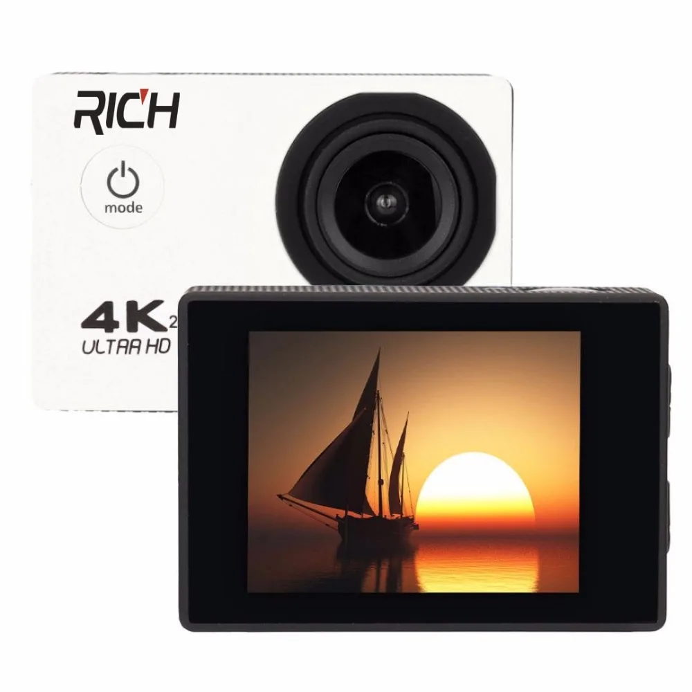 2018 новая Экшн-камера F60R 4K Wifi 16MP 170D Sport DV 30M Go Водонепроницаемая профессиональная