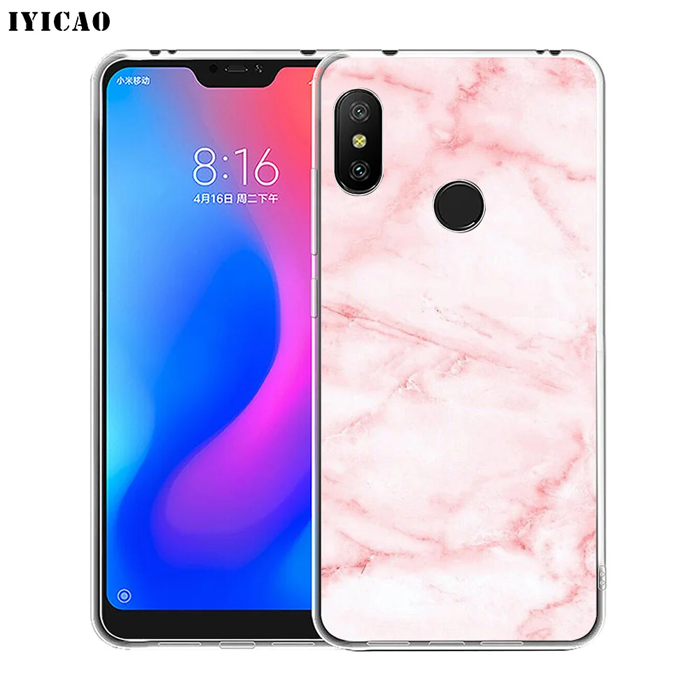 IYICAO золотой мраморный коллаж Модный мягкий силиконовый чехол для телефона Xiaomi