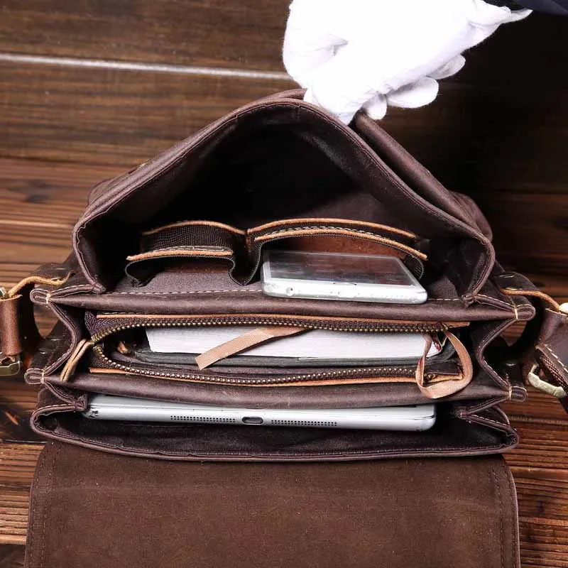 YISHEN Ретро стиль натуральная кожа мужские сумки через плечо роскошные брендовые