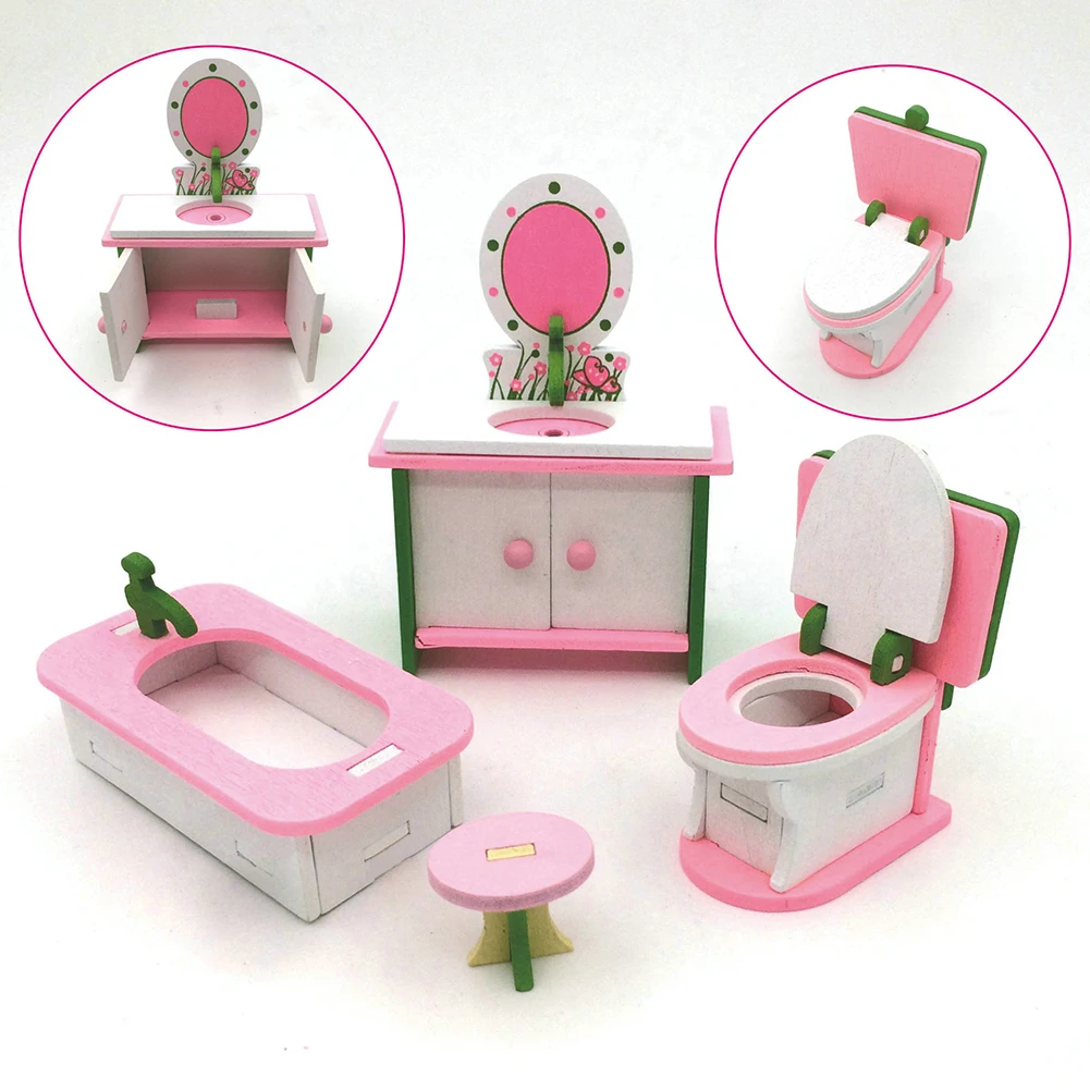 1Pc Tiny Dining Table Kitchen Supplies Mini House Crafts Miniature Play Scene 1:12 Model Doll Accessories Decoration Col | Игрушки и