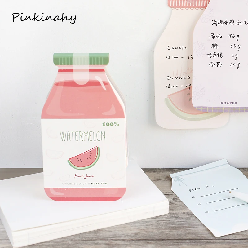 Вкусные напитки клубника консервы блокнот самоклеющиеся планировщик наклейки