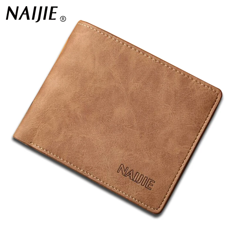 Мягкая кожа бумажник мужчины винтажном стиле мужские кошельки небольшой кожаный