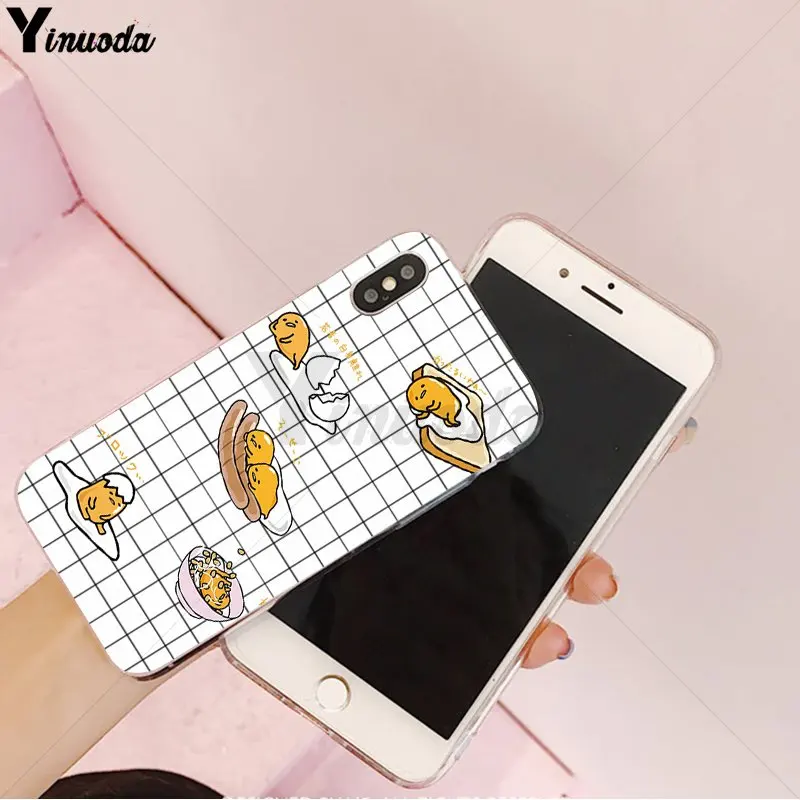 Yinuoda Милый gudetama ленивое яйцо новое поступление чехол для мобильного телефона Apple