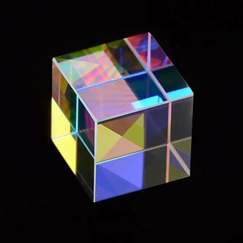 Цветной комбинированный разделитель поперечный дихроический куб RGB Призма