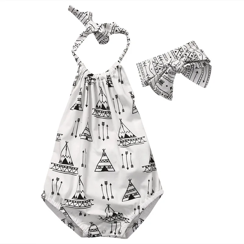 Для новорожденных Обувь для девочек Холтер рукавов парусный спорт комбинезон