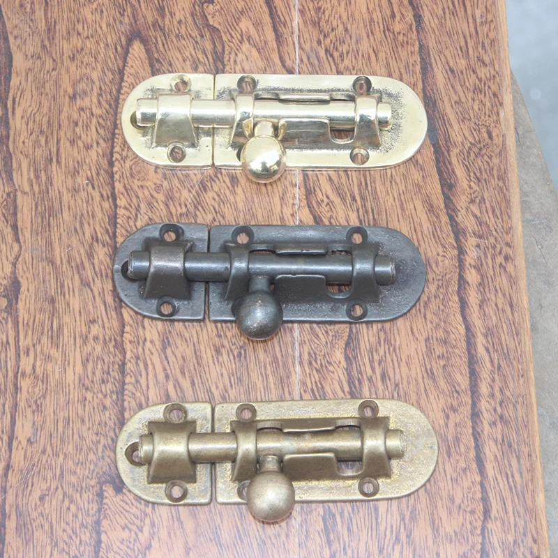 Утолщенный старинный дверной замок защелка болт медные дверные пряжки ювелирная
