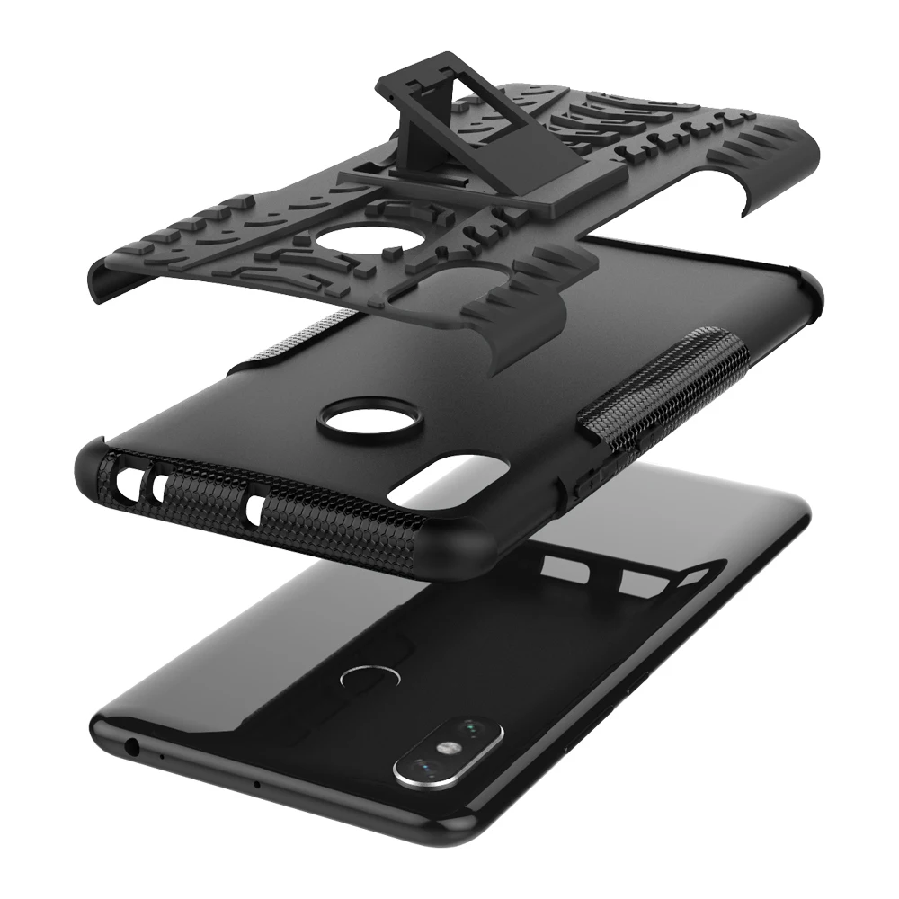 BYHeYang Shockproof Shell For Xiaomi Mi Max 3 Case Armor Hard Mobile Phone MAX Max3 Cover Hybrid Protective |