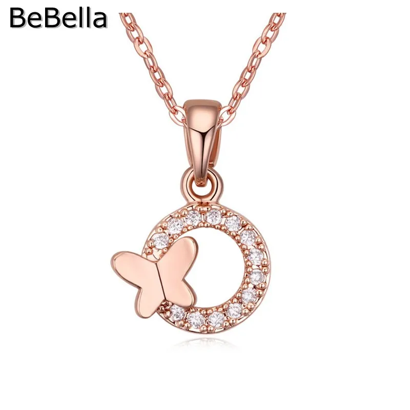 Ожерелье BeBella с подвеской бабочкой изготовлено из высококачественного