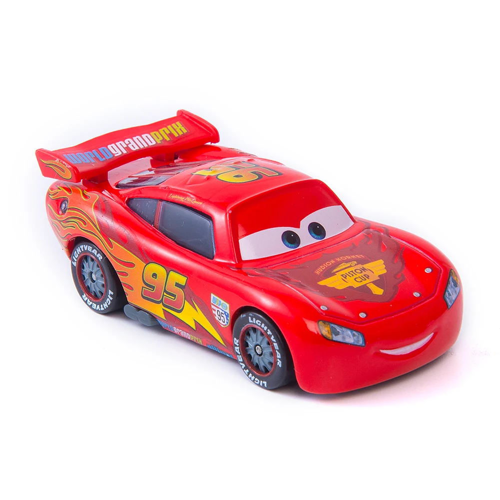 Disney Pixar тачки 3 Молния Маккуин костюм набор Mater Джексон шторм Рамирез 1:55 литья под давлением из металлического сплава модель игрушки для детей подарок