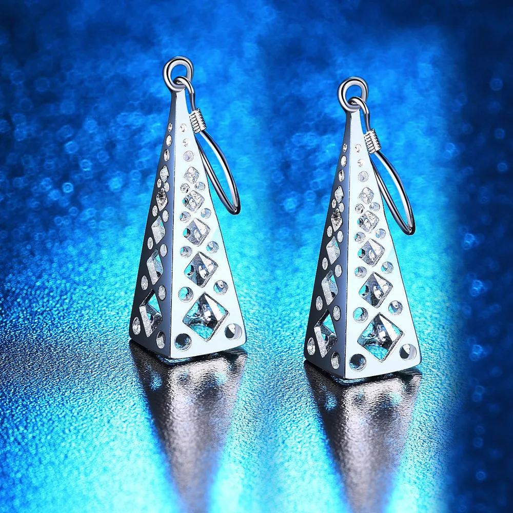 Новое поступление длинные серьги каффы гвоздики ювелирные изделия серебряного