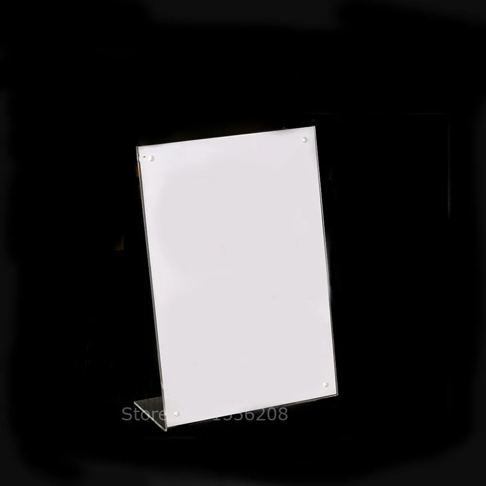

1 Set Europe Acrylic Transparent Rectangle Magnet Photo Frame Sheet Simple Fashion Picture Frame Plexiglass PMMA Board 210x297mm