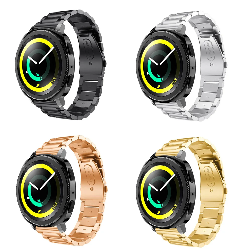 Ремешок из нержавеющей стали для Samsung Gear S2 классический SM R732 R735 Смарт часы