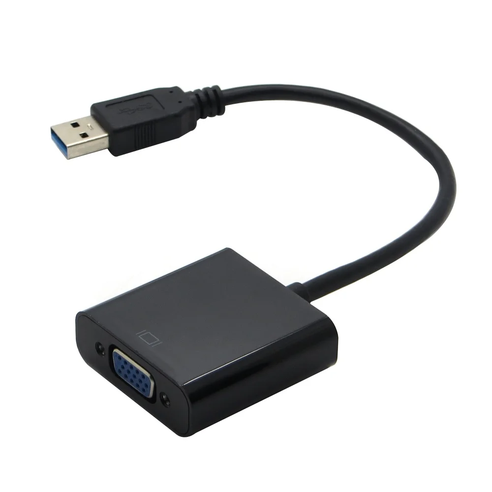 50 шт. внешний адаптер для видеокарты с USB 3 0 на VGA|to vga|vga videousb to video |