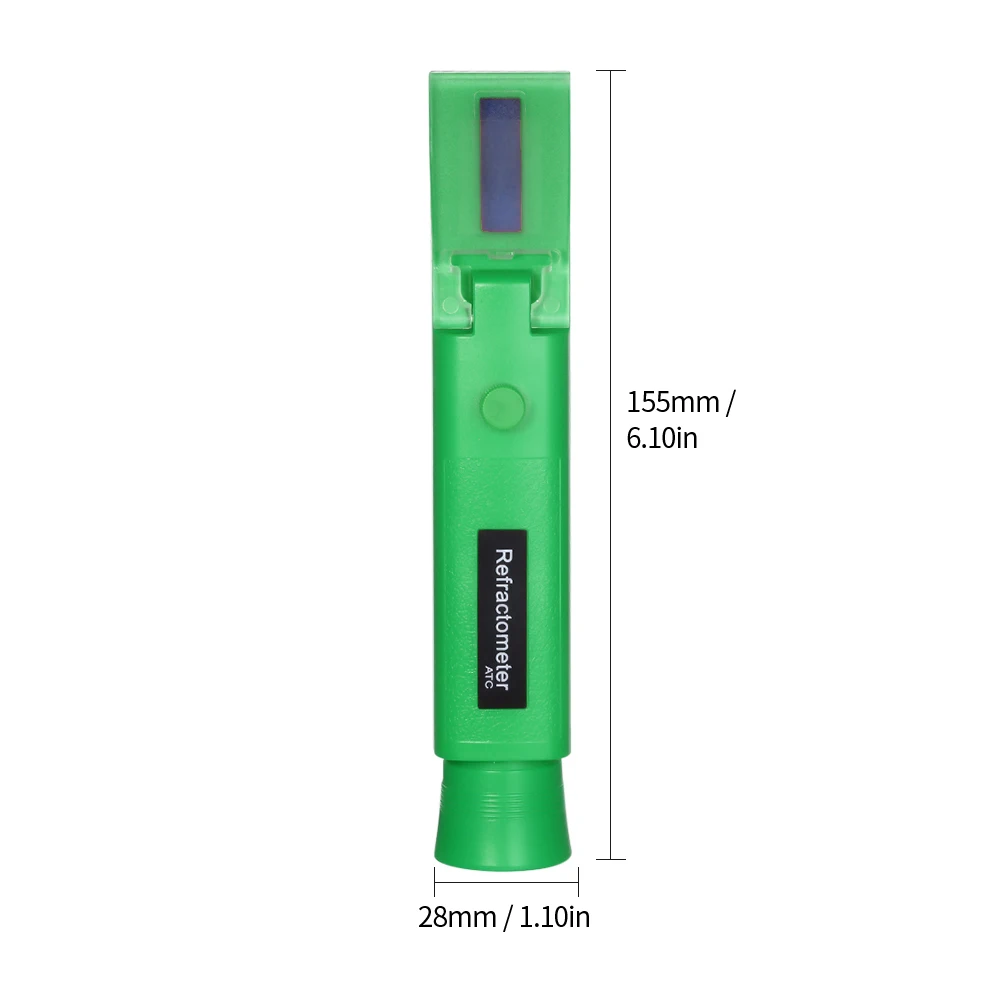 Portable ATC Alcohol Refractometer Handheld Refratometer Liquor Volume Percent Tester with 0-80% Measuring Range | Инструменты
